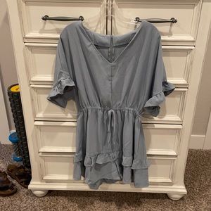 Light blue/grey romper